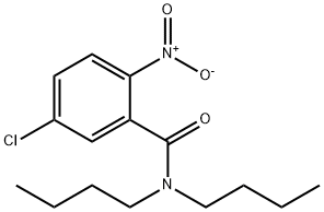 N,N-dibutyl-5-chloro-2-nitrobenzamide Struktur