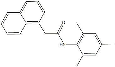 N-mesityl-2-(1-naphthyl)acetamide Struktur