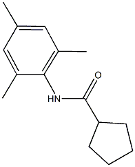 N-mesitylcyclopentanecarboxamide Struktur