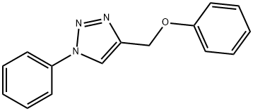 4-(phenoxymethyl)-1-phenyl-1H-1,2,3-triazole Struktur