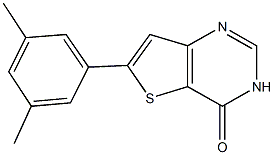 6-(3,5-dimethylphenyl)thieno[3,2-d]pyrimidin-4(3H)-one Struktur