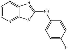 N-(4-fluorophenyl)[1,3]thiazolo[5,4-b]pyridin-2-amine Struktur