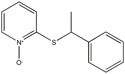 2-[(1-phenylethyl)sulfanyl]pyridine 1-oxide Struktur