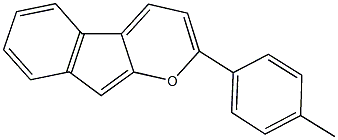 2-(4-methylphenyl)indeno[2,1-b]pyran Struktur