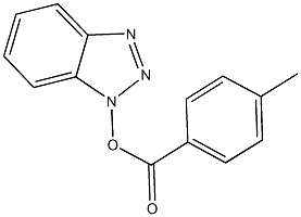 1-[(4-methylbenzoyl)oxy]-1H-1,2,3-benzotriazole Struktur