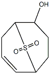 9-thiabicyclo[3.3.1]non-6-en-2-ol 9,9-dioxide Struktur