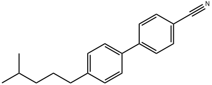 4'-(4-methylpentyl)[1,1'-biphenyl]-4-carbonitrile Struktur