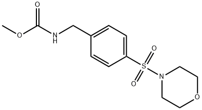 methyl 4-(4-morpholinylsulfonyl)benzylcarbamate Struktur