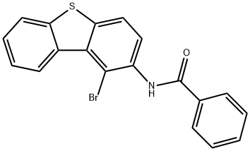 N-(1-bromodibenzo[b,d]thien-2-yl)benzamide Struktur