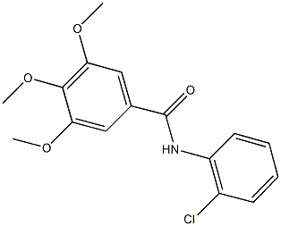 N-(2-chlorophenyl)-3,4,5-trimethoxybenzamide Struktur