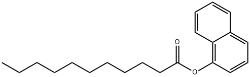 1-naphthyl undecanoate Struktur