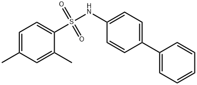 N-[1,1'-biphenyl]-4-yl-2,4-dimethylbenzenesulfonamide Struktur