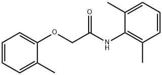 N-(2,6-dimethylphenyl)-2-(2-methylphenoxy)acetamide Struktur