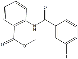 methyl 2-[(3-iodobenzoyl)amino]benzoate Struktur