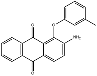 2-amino-1-(3-methylphenoxy)anthra-9,10-quinone Struktur