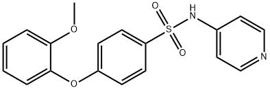 4-(2-methoxyphenoxy)-N-(4-pyridinyl)benzenesulfonamide Struktur