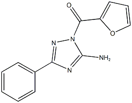 1-(2-furoyl)-3-phenyl-1H-1,2,4-triazol-5-amine Struktur