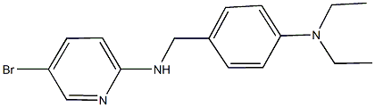 N-(5-bromo-2-pyridinyl)-N-[4-(diethylamino)benzyl]amine Struktur