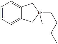 2-butyl-2-methyl-2,3-dihydro-1H-isoindolium Struktur