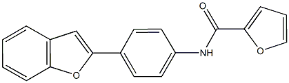 N-[4-(1-benzofuran-2-yl)phenyl]-2-furamide Struktur