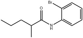 N-(2-bromophenyl)-2-methylpentanamide Struktur