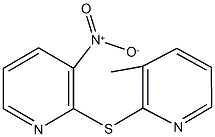 3-nitro-2-[(3-methylpyridin-2-yl)thio]pyridine Struktur