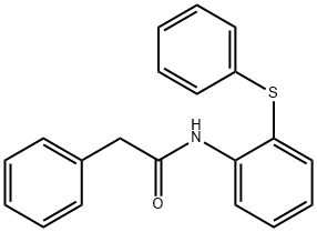 2-phenyl-N-[2-(phenylsulfanyl)phenyl]acetamide Struktur