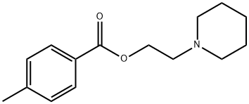 2-(1-piperidinyl)ethyl 4-methylbenzoate Struktur