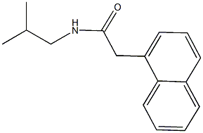 N-isobutyl-2-(1-naphthyl)acetamide Struktur