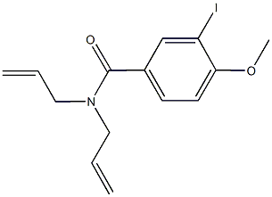 N,N-diallyl-3-iodo-4-methoxybenzamide Struktur