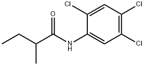 2-methyl-N-(2,4,5-trichlorophenyl)butanamide Struktur