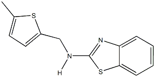 N-(1,3-benzothiazol-2-yl)-N-[(5-methyl-2-thienyl)methyl]amine Struktur