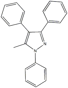 5-methyl-1,3,4-triphenyl-1H-pyrazole Struktur