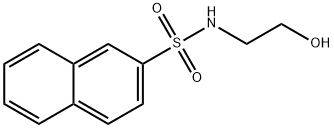 N-(2-hydroxyethyl)-2-naphthalenesulfonamide Struktur