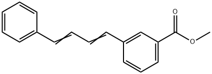 methyl 3-(4-phenyl-1,3-butadienyl)benzoate Struktur