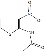 N-{3-nitro-2-thienyl}acetamide Struktur