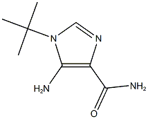 5-amino-1-tert-butyl-1H-imidazole-4-carboxamide Struktur