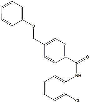 N-(2-chlorophenyl)-4-(phenoxymethyl)benzamide Struktur