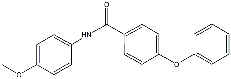 N-(4-methoxyphenyl)-4-phenoxybenzamide Struktur