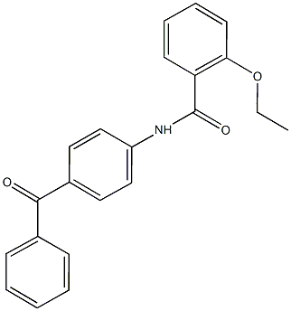 N-(4-benzoylphenyl)-2-ethoxybenzamide Struktur