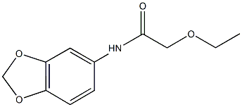 N-(1,3-benzodioxol-5-yl)-2-ethoxyacetamide Struktur