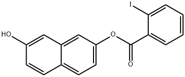 7-hydroxy-2-naphthyl 2-iodobenzoate Struktur