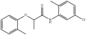 N-(5-chloro-2-methylphenyl)-2-(2-methylphenoxy)propanamide Struktur