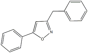 3-benzyl-5-phenylisoxazole Struktur