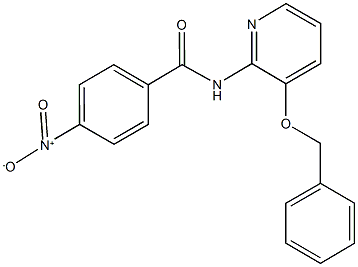 N-[3-(benzyloxy)-2-pyridinyl]-4-nitrobenzamide Struktur