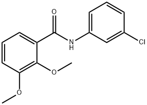 N-(3-chlorophenyl)-2,3-dimethoxybenzamide Struktur