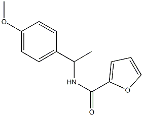 N-[1-(4-methoxyphenyl)ethyl]-2-furamide Struktur