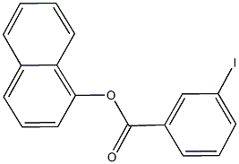 1-naphthyl 3-iodobenzoate Struktur