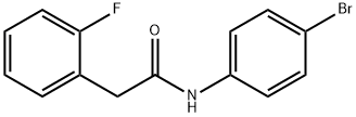 N-(4-bromophenyl)-2-(2-fluorophenyl)acetamide Struktur