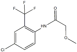 N-[4-chloro-2-(trifluoromethyl)phenyl]-2-methoxyacetamide Struktur